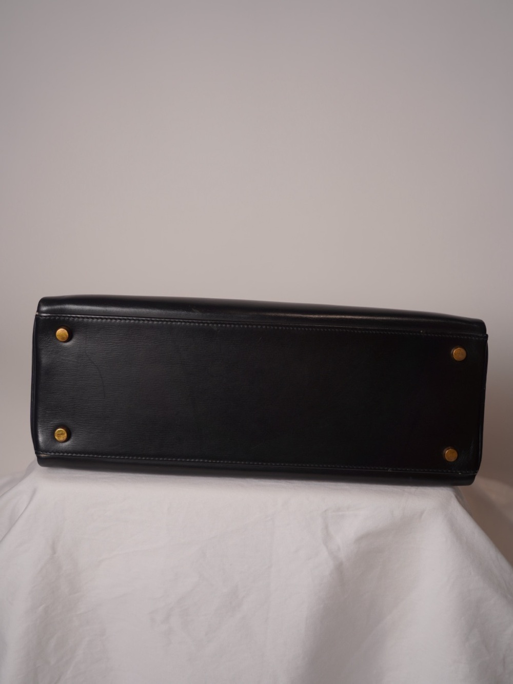 Hermès Vintage Kelly 32 Sellier Black Box GHW 1979 - Picture 6 of 12